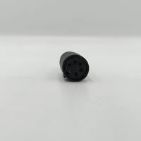 Kentech 750.457 6.35mm Stereo Inline Socket (Black Plastic) - 