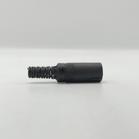 Kentech 750.457 6.35mm Stereo Inline Socket (Black Plastic) - 