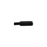Kentech 752.868TVA 3.5mm Stereo Inline Socket Connector (Plastic - Black) - 