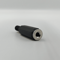 KENTECH 752.868TVAP2 3.5mm Stereo Inline Socket Connector (Black Plastic) - 