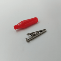 KENTECH 779.325TVA 33mm Insulated Crocodile Clips (Red) - 