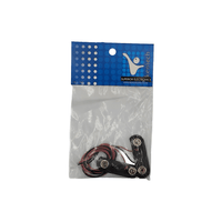 Kentech 9V (PM9 / PP3) Battery Snap Clip Connectors (Pack of 2) - 