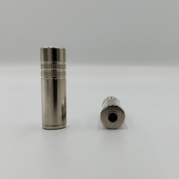 Kentech A486SP2 3.5mm Mono Inline Metal Socket (Pack of 2) - 