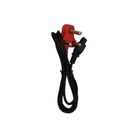 KENTECH ACLAP3P18D IEC Clover 3-Pin Socket to Red Dedicated Plug Cable (2m) - 