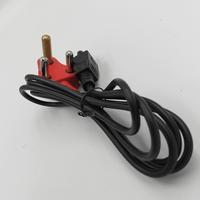 KENTECH ACLAP3P18D IEC Clover 3-Pin Socket to Red Dedicated Plug Cable (2m) - 