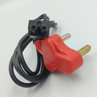 KENTECH ACLAP3P18D IEC Clover 3-Pin Socket to Red Dedicated Plug Cable (2m) - 