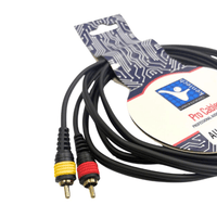 Kentech AUC024 - 2M Audio Cable 3.5mm Stereo Jack - 2 X 6.35mm Jack 2M - 