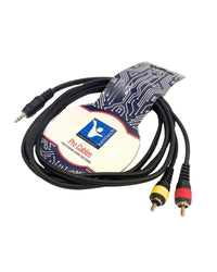 Kentech AUC027 - 2M Audio Cable Dual RCA – jack 3.5mm, 2m - 