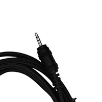 Kentech AUC027-2M P1 3.5mm Stereo Male Mini Jack to 2 RCA Male Plugs Audio Cable (2-Meter - Gold P1) - 
