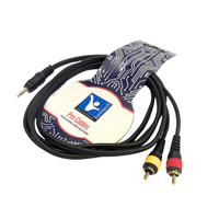 Kentech AUC027 - 5M 2 Rca - 3.5mm Stereo Cable 5m - 