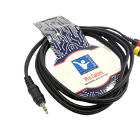 Kentech AUC029 - 2M Professional Audio Cable 2 x 6.35mm Stereo Jack to 2RCA 2m - 