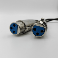 Kentech AUC034-2M Dual XLR Male to Dual XLR Female Stereo Audio Patch Cable (2 Meters) - 