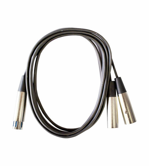 Kentech AUC035 - 2M Audio Splitter XLR Female - Dual XLR Male 2M - 