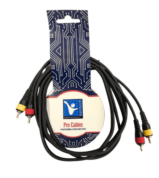 Kentech AUC037 - 5m 2 Rca - 2 Rca Audio Cable 5 Meter - 