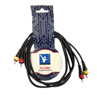 Kentech AUC037 - 5m 2 Rca - 2 Rca Audio Cable 5 Meter - 