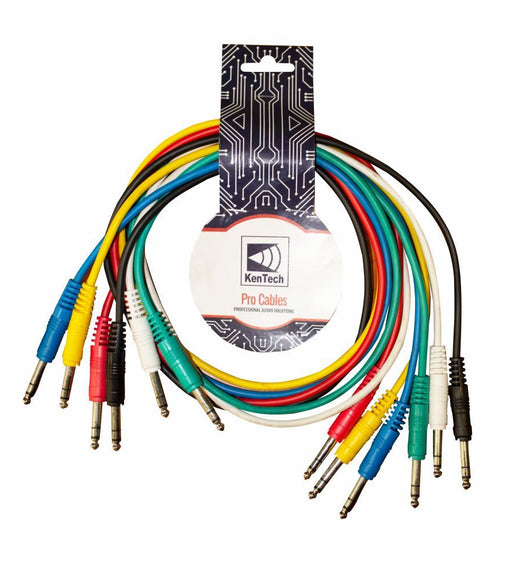 Kentech AUDC010 - 1M - P6 6.35mm Stereo Jack to 6.35mm Stereo Jack Cable 1M - 