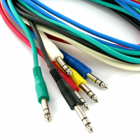 Kentech AUDC010 - 1M - P6 6.35mm Stereo Jack to 6.35mm Stereo Jack Cable 1M - 