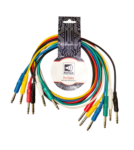 Kentech AUDC010 - 1M - P6 6.35mm Stereo Jack to 6.35mm Stereo Jack Cable 1M - 