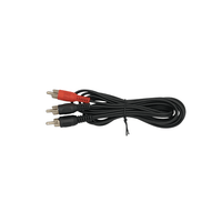 Kentech C0063 1 RCA Male to 2 RCA Male Audio Y-Splitter Cable (1.8 Meters) - 