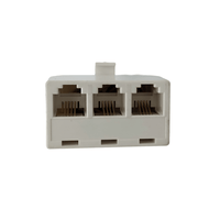 KENTECH C615P1 3-Way Telephone Splitter Adapter (JC-11) - 