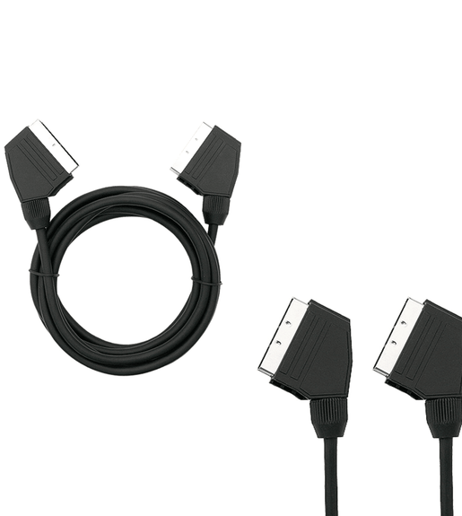 Kentech CBL4048BP1 SCART to SCART 21-Pin AV Cable (1.5 Meters) - 