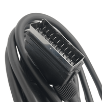 Kentech CBL4048BP1 SCART to SCART 21-Pin AV Cable (1.5 Meters) - 