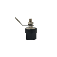 Kentech CJP2009NBP2 4mm Chassis Mount Binding Post – Black (Pack of 2) - 