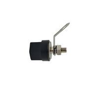 Kentech CJP2009NBP2 4mm Chassis Mount Binding Post – Black (Pack of 2) - 