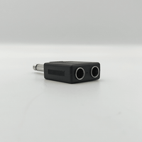 Kentech CJP5010 6.35mm Mono Jack to Dual 6.35mm Mono Socket Adapter - 