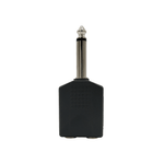 Kentech CJP5010 6.35mm Mono Jack to Dual 6.35mm Mono Socket Adapter - 