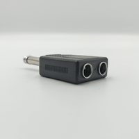Kentech CJP5010 6.35mm Mono Male Plug to Dual 6.35mm Mono Female Sockets Audio Splitter - 