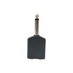 Kentech CJP5010 6.35mm Mono Male Plug to Dual 6.35mm Mono Female Sockets Audio Splitter - 