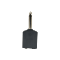 Kentech CJP5010 6.35mm Mono Male Plug to Dual 6.35mm Mono Female Sockets Audio Splitter - 