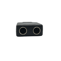 Kentech CJP5010 6.35mm Mono Male Plug to Dual 6.35mm Mono Female Sockets Audio Splitter - 