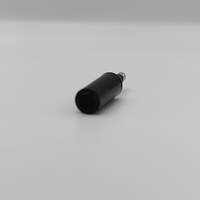 Kentech CJP8065 3.5mm Mono Male Jack Plug with Black Plastic Housing - 