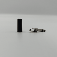 Kentech CJP8065 3.5mm Mono Male Jack Plug with Black Plastic Housing - 