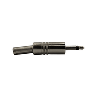 Kentech CJP8071/JX3017 3.5mm Mono TS Male Solder Connector (All-Metal Chassis) - 