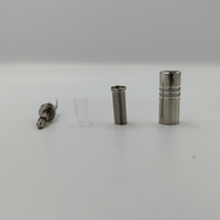 Kentech CJP8071/JX3017 3.5mm Mono TS Male Solder Connector (All-Metal Chassis) - 