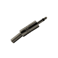 Kentech CJP8071/JX3017 3.5mm Mono TS Male Solder Connector (All-Metal Chassis) - 