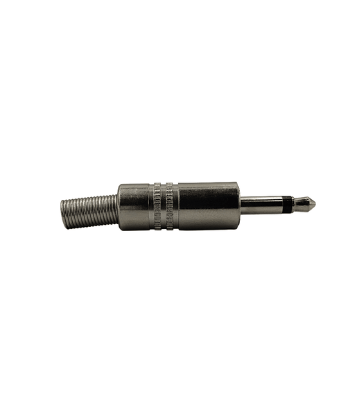 Kentech CJP8071P2 3.5mm Mono Male Jack Plug with Metal Housing (Pack of 2) - 