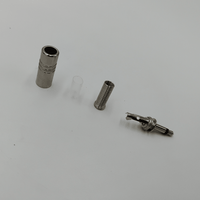 Kentech CJP8071P2 3.5mm Mono Male Jack Plug with Metal Housing (Pack of 2) - 