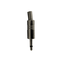 Kentech CJP8071P2 3.5mm Mono Male Jack Plug with Metal Housing (Pack of 2) - 