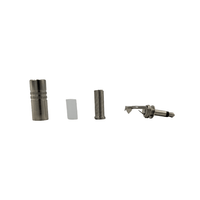 Kentech CJP8071P2 3.5mm Mono Male Jack Plug with Metal Housing (Pack of 2) - 