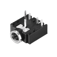 Kentech CJP9023H 3.5mm Stereo PCB Horizontal Female Socket - 