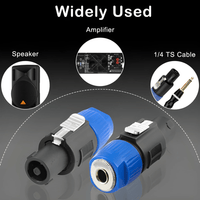 Kentech CZK - 1067 Speaker Connector - Speakon Male to Mono Female Adaptor - 