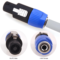 Kentech CZK - 1067 Speaker Connector - Speakon Male to Mono Female Adaptor - 