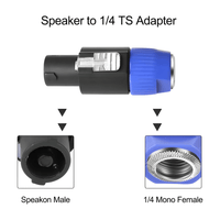 Kentech CZK - 1067 Speaker Connector - Speakon Male to Mono Female Adaptor - 