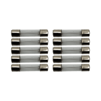 Kentech FB4AP10 Fast-Blow Glass Fuse 6 x 32mm 4A (Pack of 10) - 
