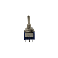 Kentech G078 Miniature DPDT Toggle Switch 6A 125VAC - 