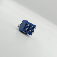Kentech G078 Miniature DPDT Toggle Switch 6A 125VAC - 